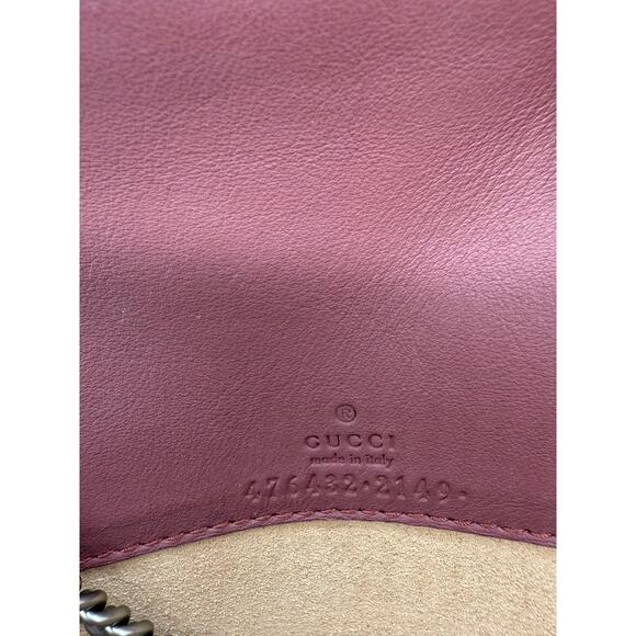 Gucci  GG Supreme Monogram Blooms Super Mini Dionysus Shoulder bag*Dry Rose - Picture 5 of 16